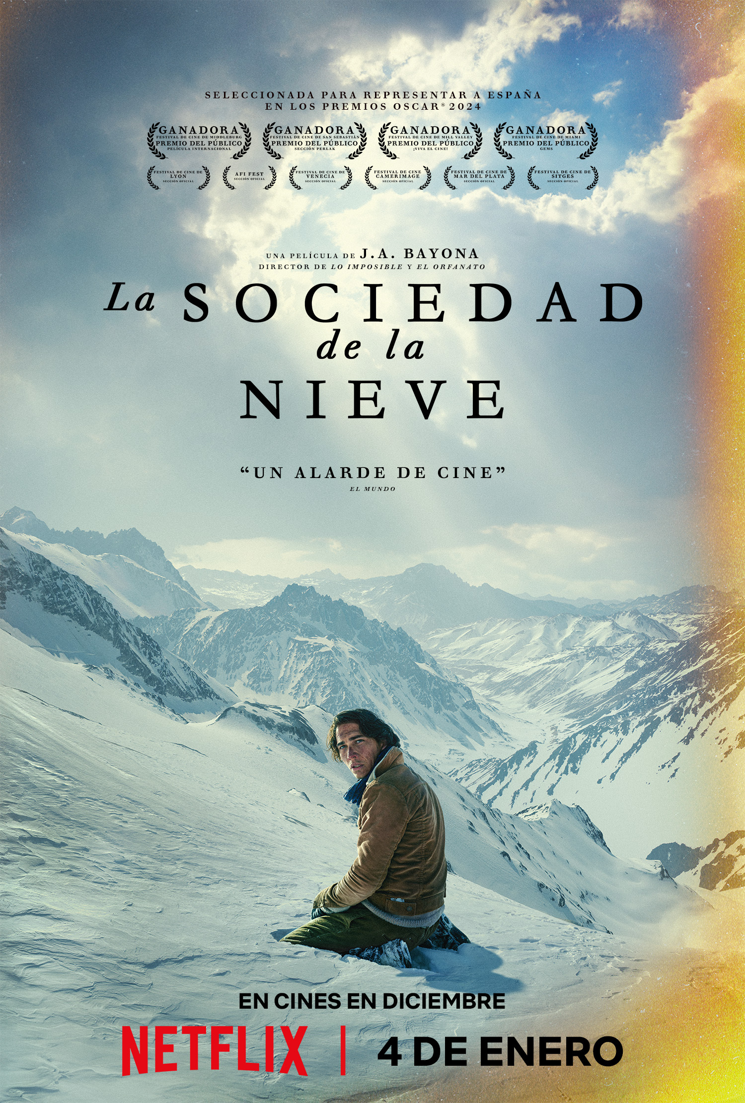'La Sociedad de la Nieve' llega a los cines el 15 de diciembre