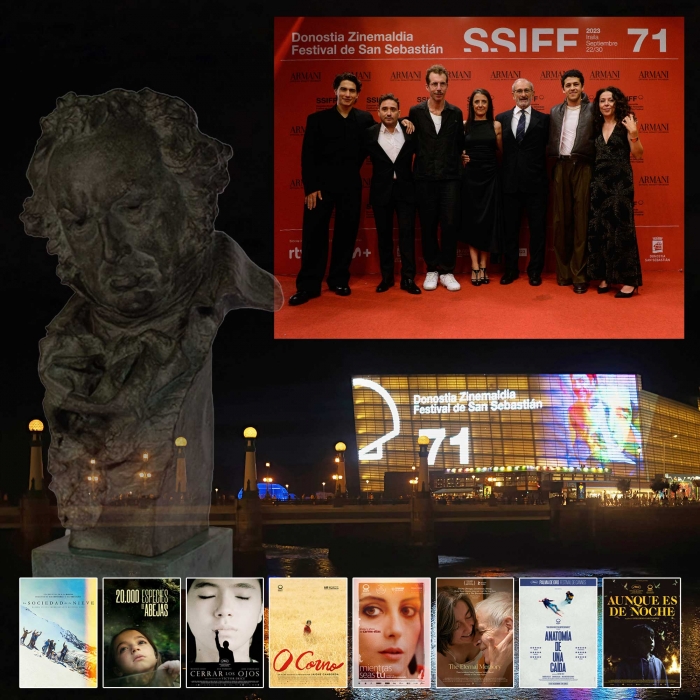 Ocho películas presentadas en el Festival de San Sebastián son reconocidas con 21 Premios Goya