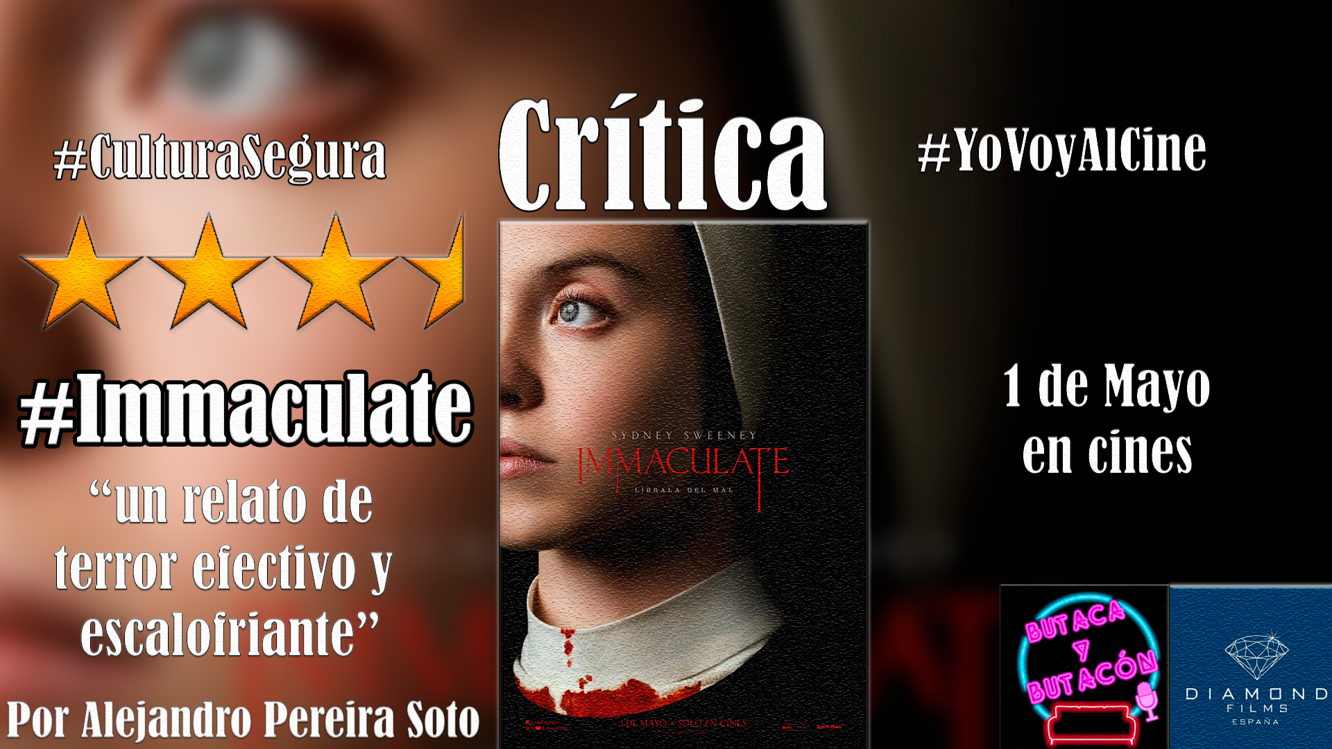 'Immaculate': Sydney Sweeney viste la sotana en una película de terror efectiva