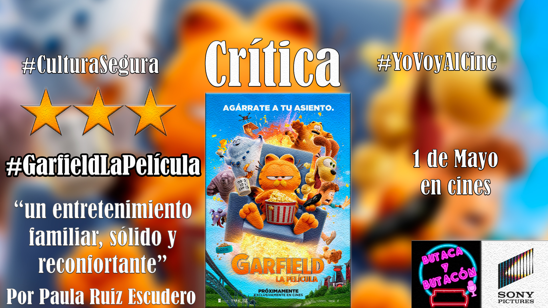 'Garfield': Un gato enredado en una historia entrañable