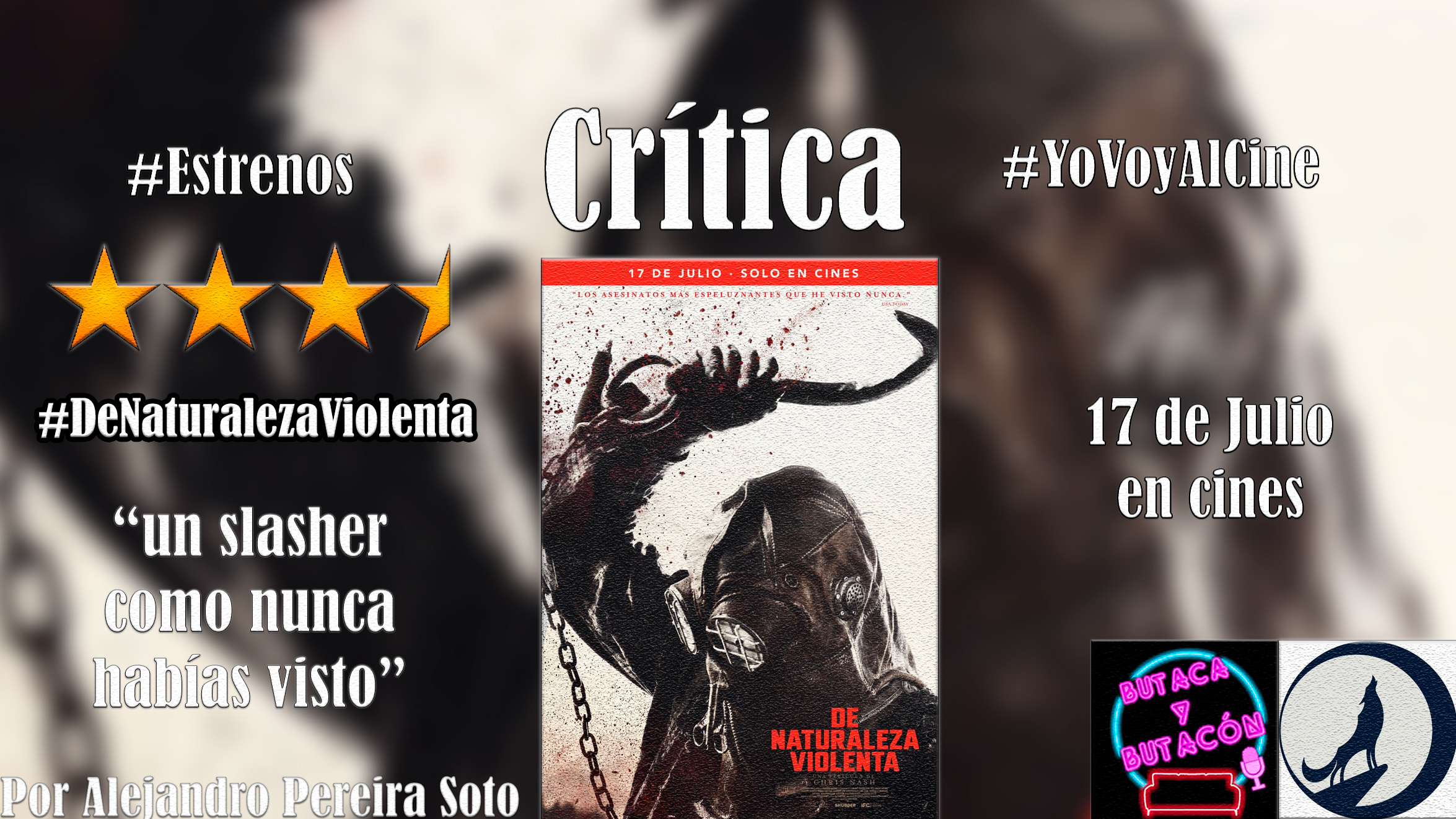 'De naturaleza violenta': un slasher como nunca antes se había visto