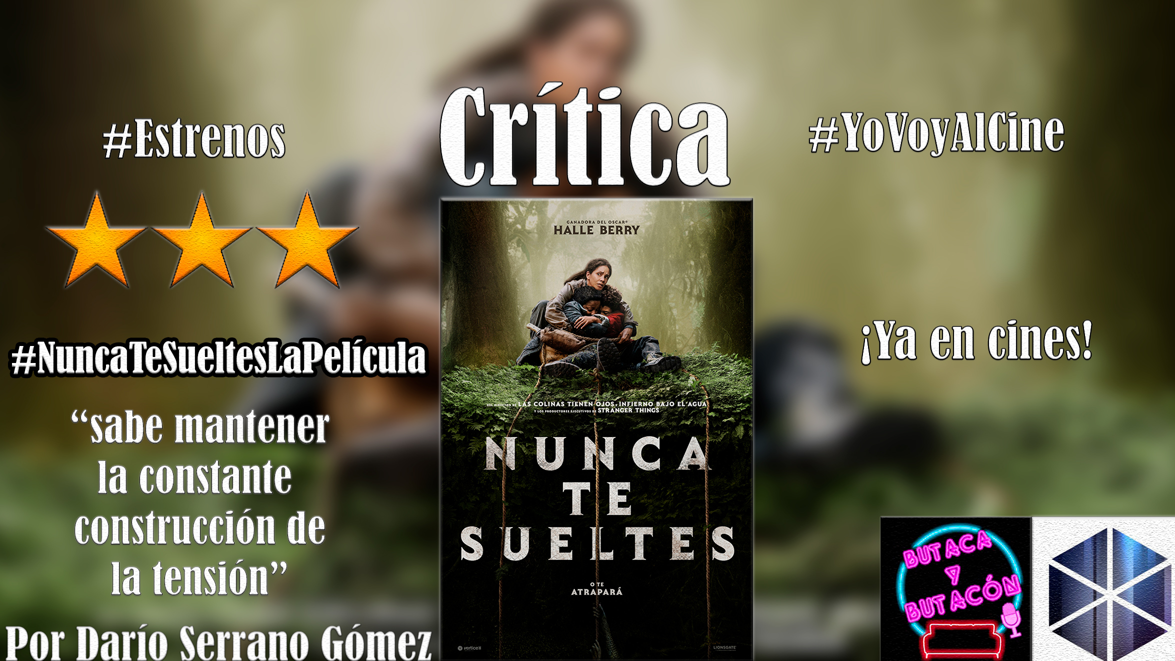 'Nunca te sueltes': sabe mantener la constante construcción de la tensión