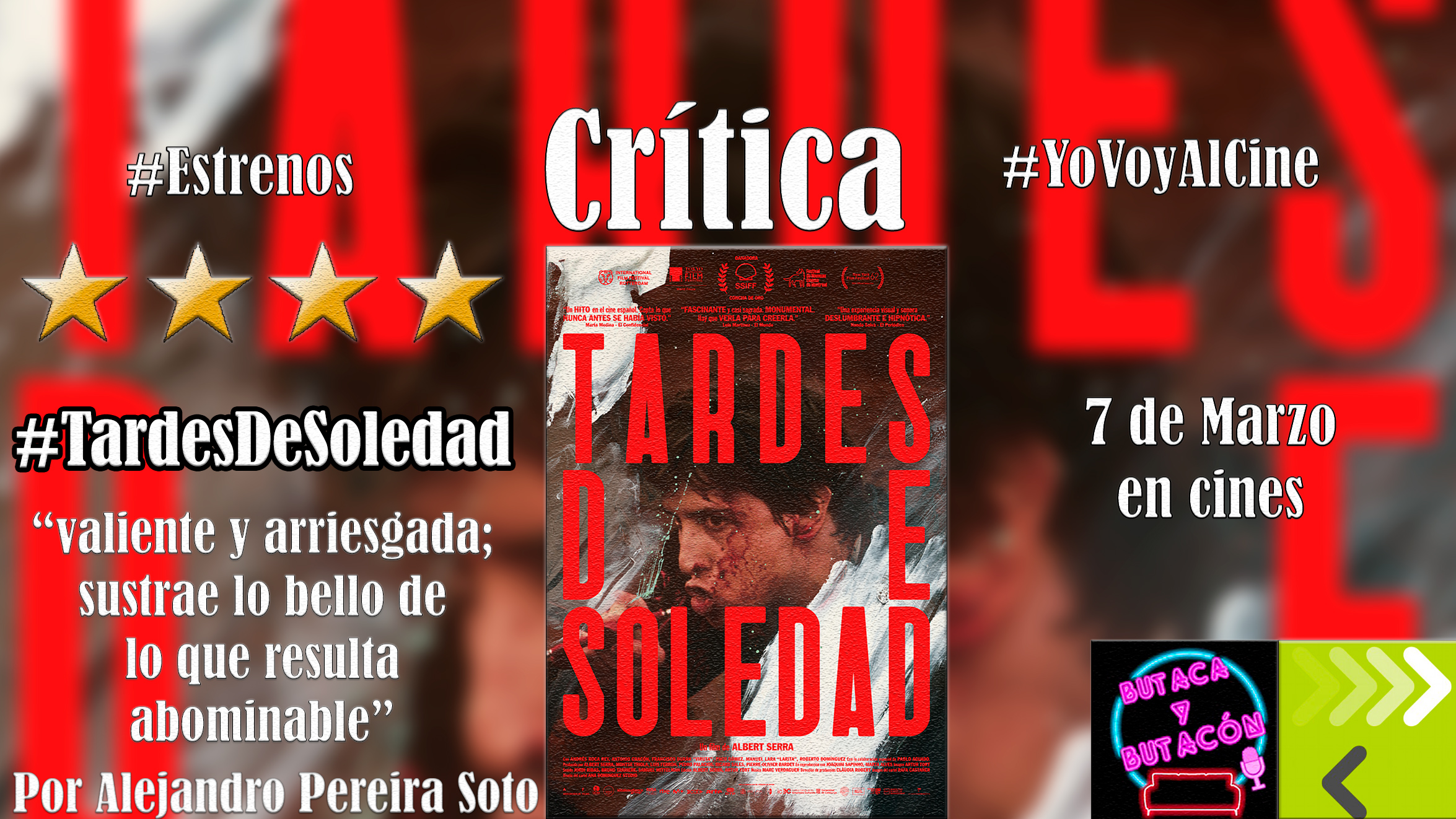 'Tardes de soledad': una intimidad bella y animal