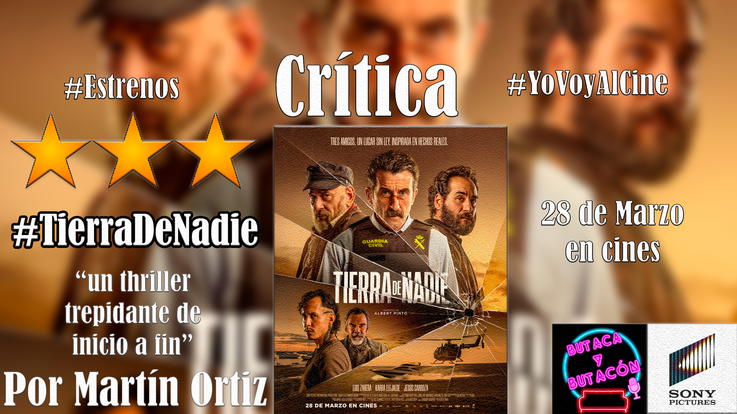 'Tierra de Nadie': Zahera, Carroza y Karra cercados por el narcotráfico