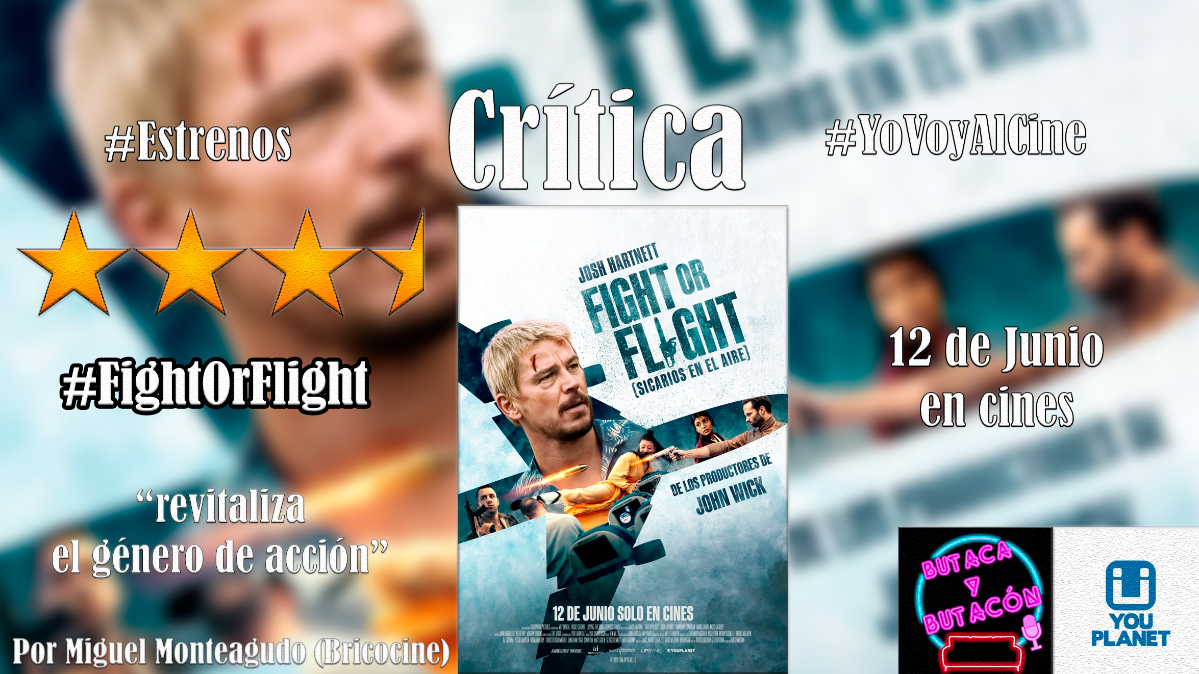 'Fight or Flight (Sicarios en el Avión)': Josh Hartnett acaba de comprar boletos para convertirse en el nuevo héroe de acción