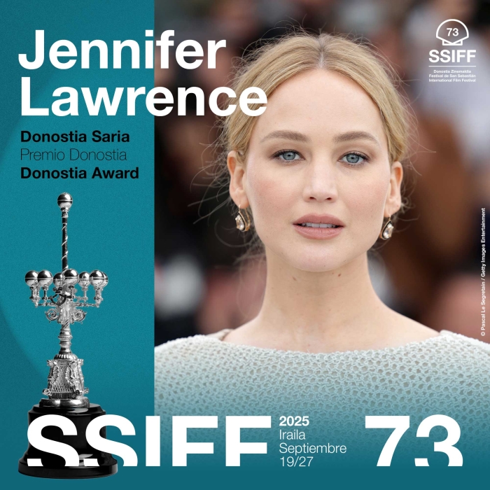 Jennifer Lawrence reconocida con el Premio Donostia
