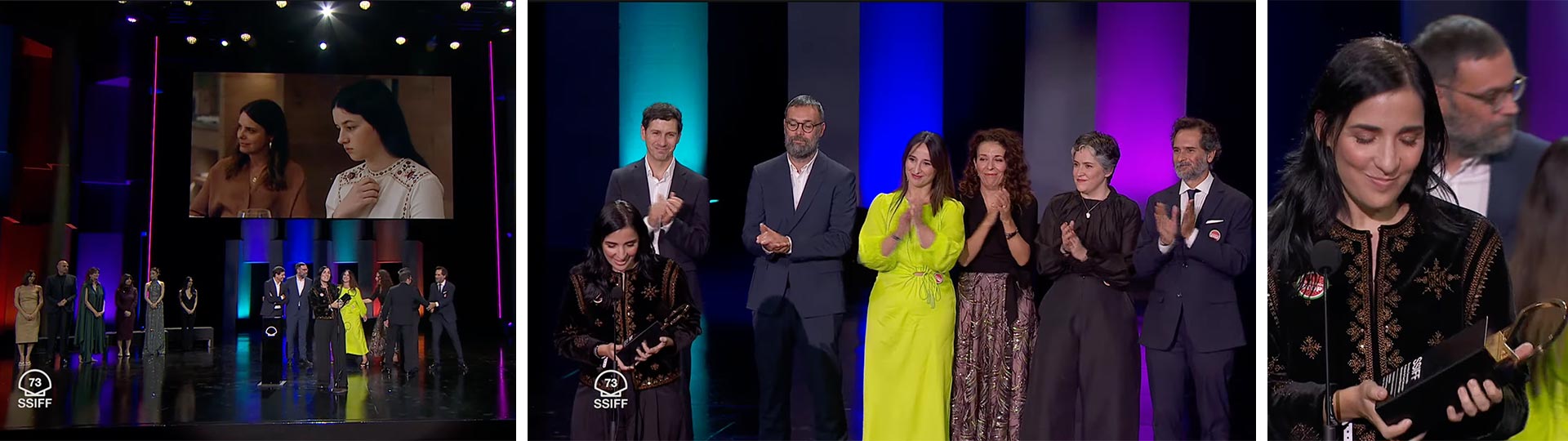 Alauda Ruiz de Azúa se alza con la Concha de Oro por 'Los Domingos'