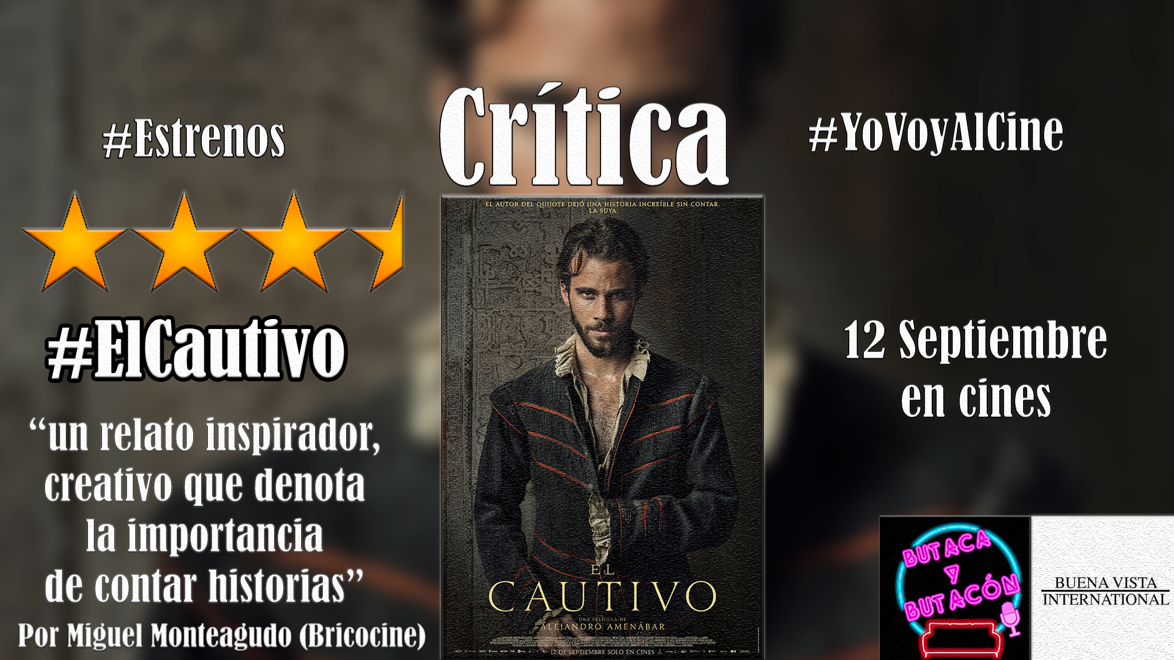 'El Cautivo': Un Cervantes inspirador, rebelde y extremadamente creativo