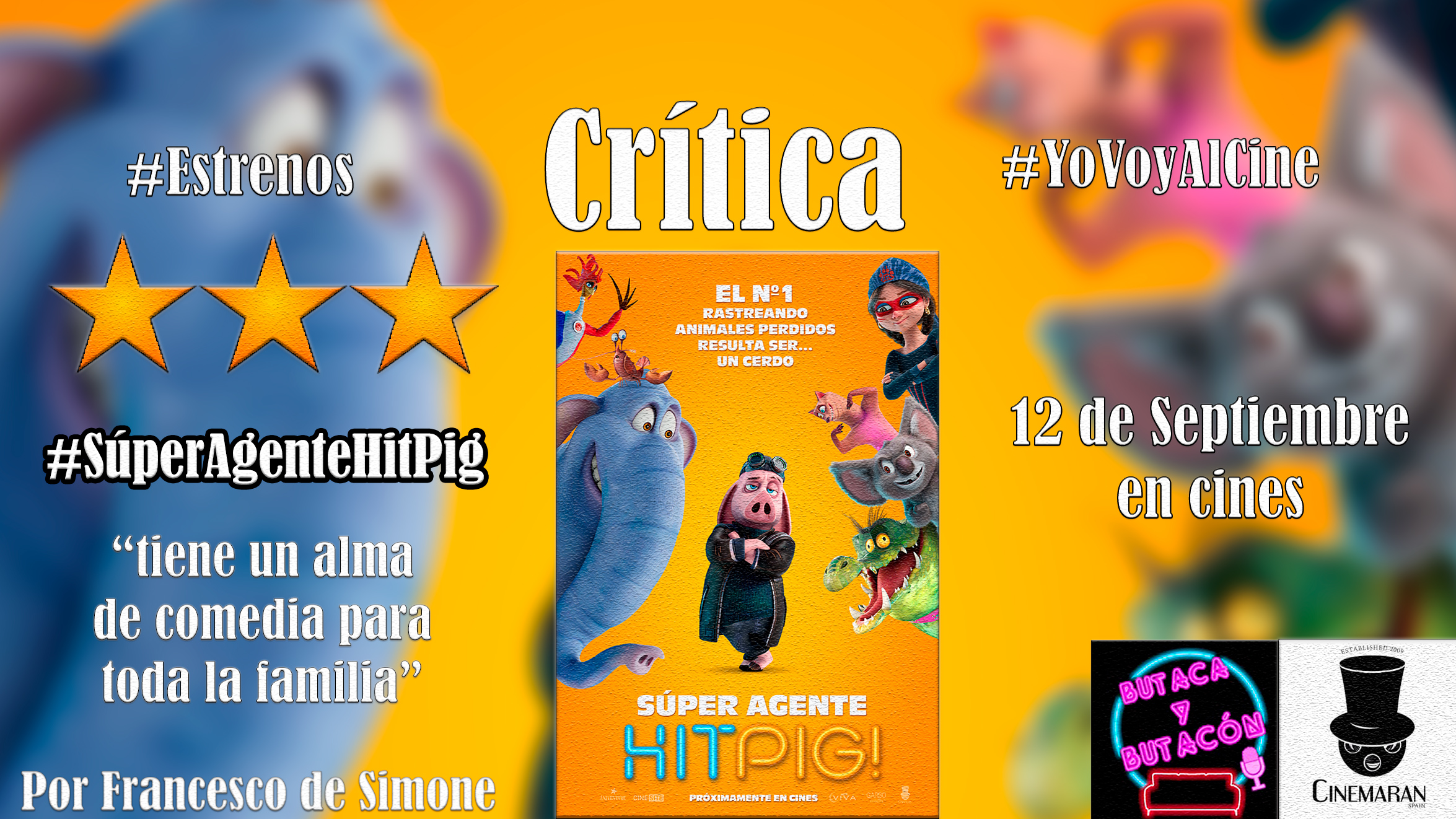 'Súper agente HitPig!': Animación a la antigua