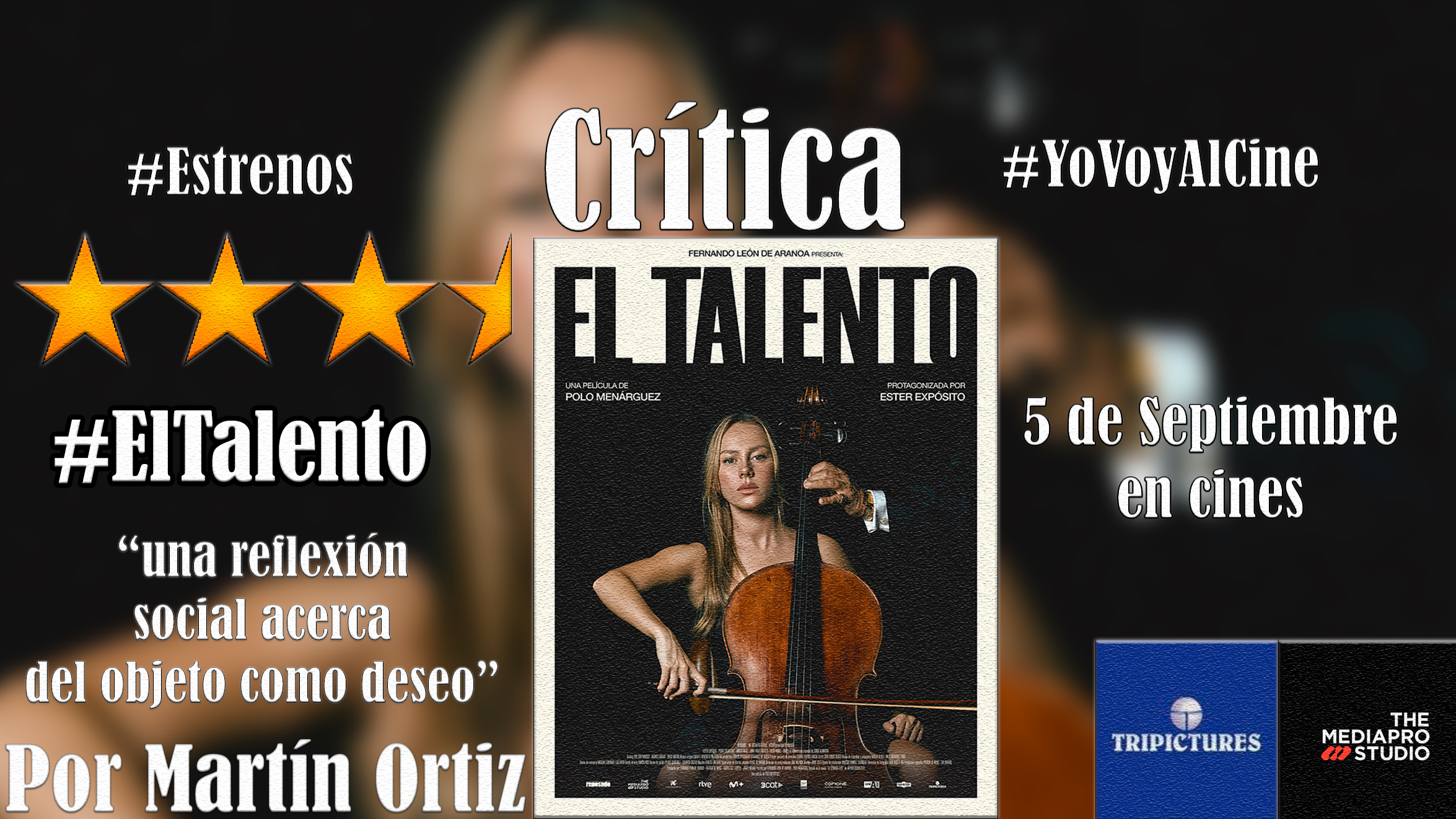 'El Talento': Ester Expósito en cuerpo y alma buscando la nota perfecta