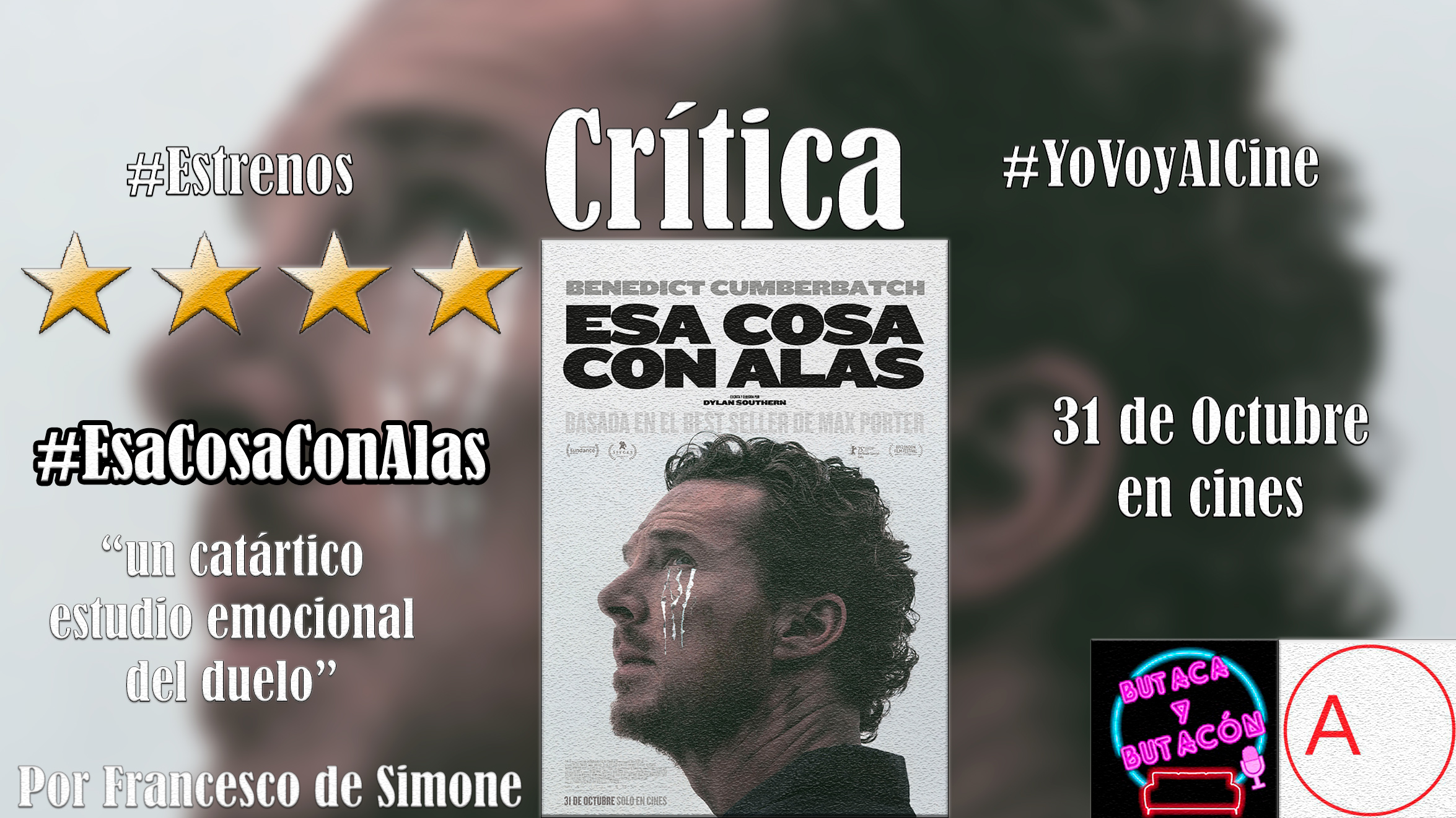 'Esa cosa con alas': Cumberbatch en un drama psicológico contra el duelo