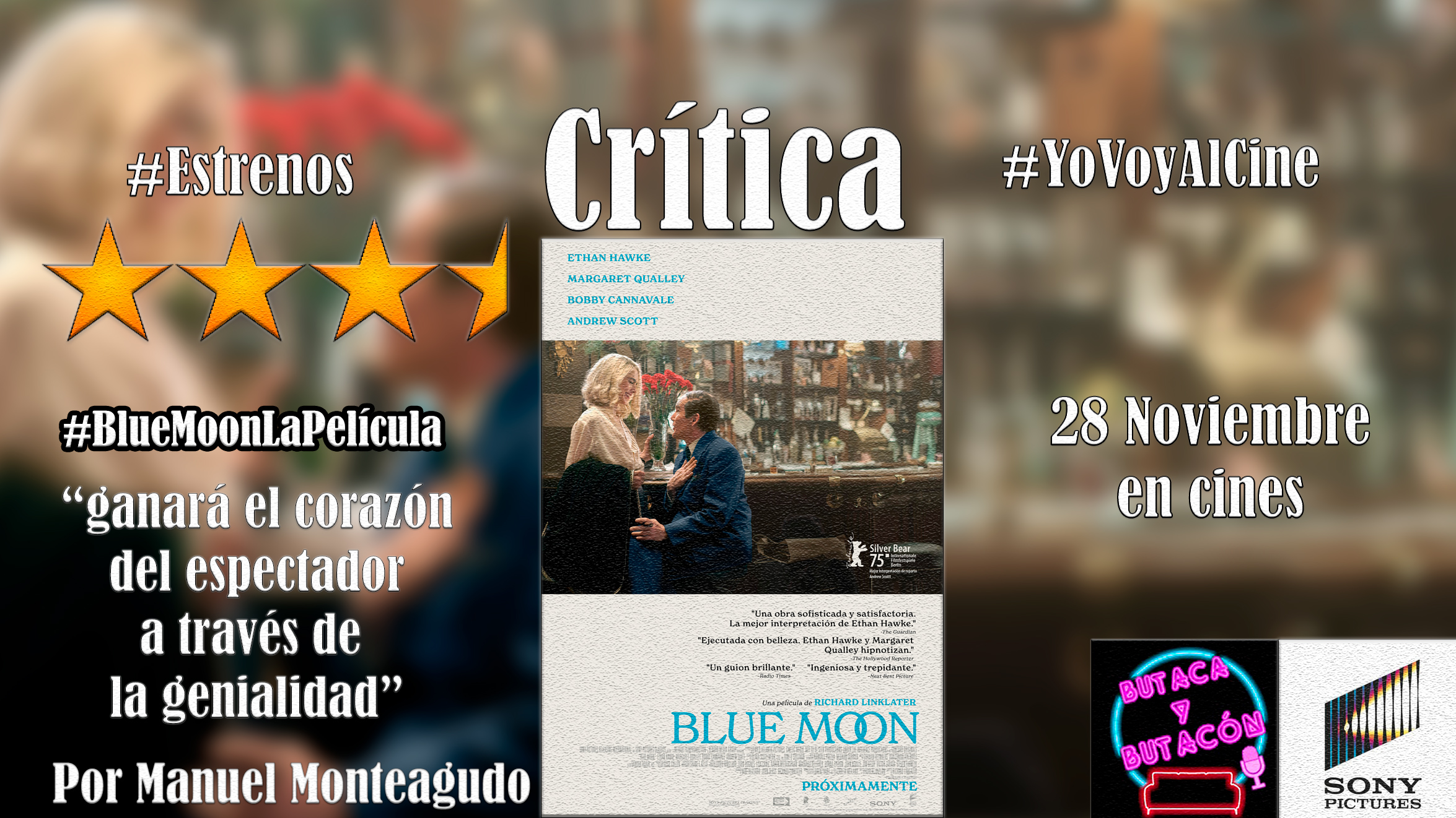 'Blue Moon' Una estupenda película que se aleja del típico biopic