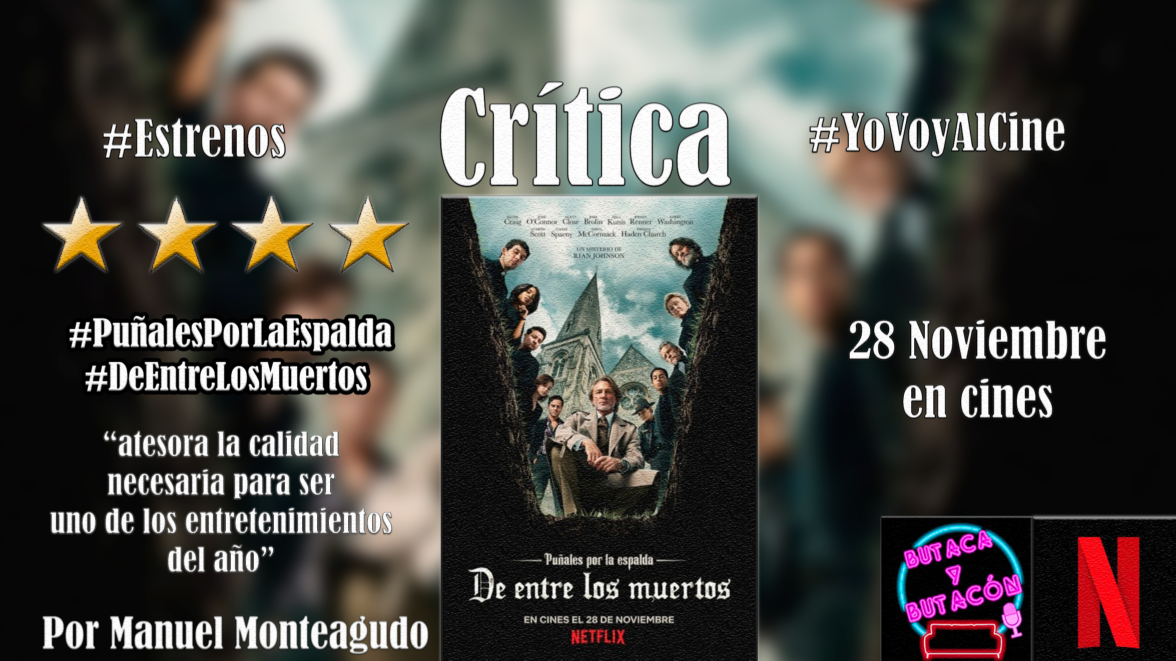 'Puñales por la espalda: De entre los muertos': Uno de los mejores entretenimientos del año