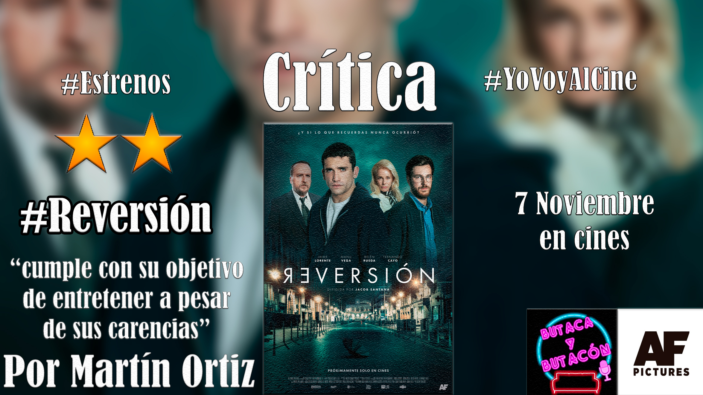 'Reversión': Thriller con muchas curvas donde todo puede pasar