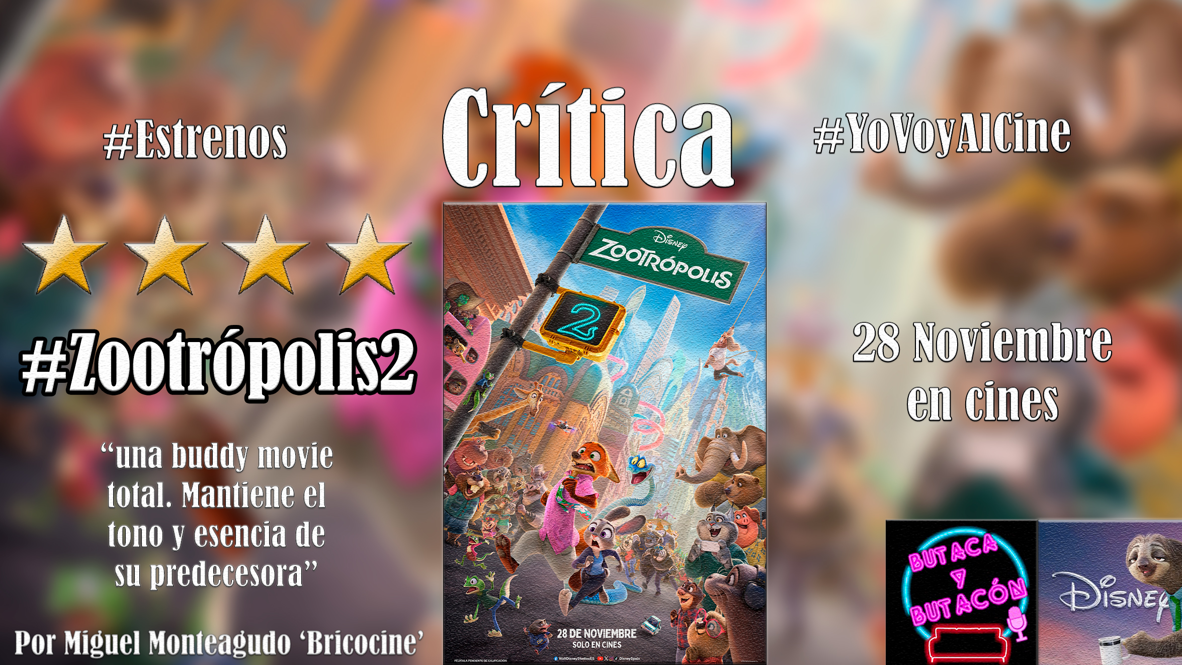 'Zootrópolis 2': Mantiene el tono y la esencia de la primera entrega