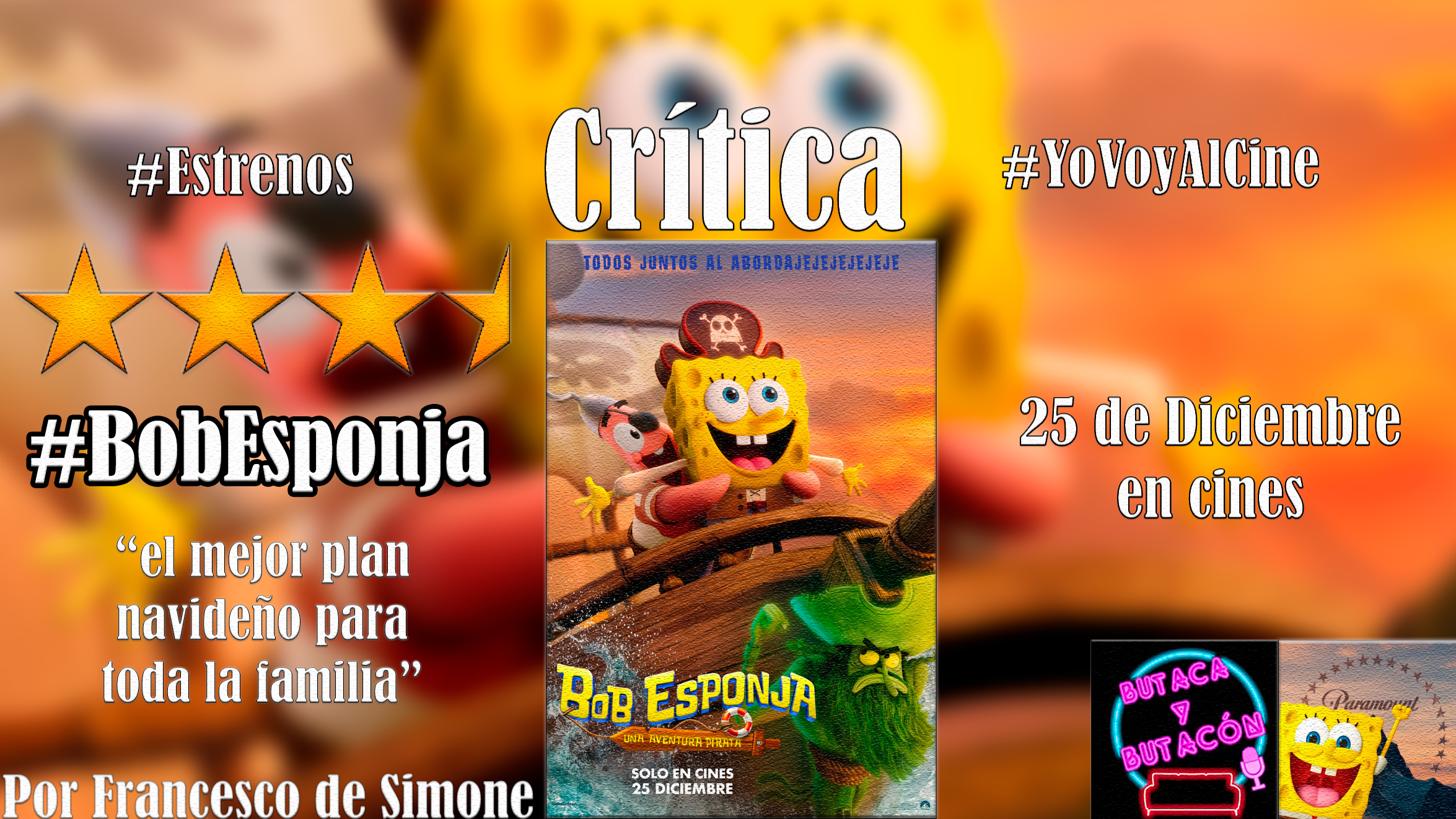 'Bob Esponja: Una aventura pirata': Plan navideño para toda la familia