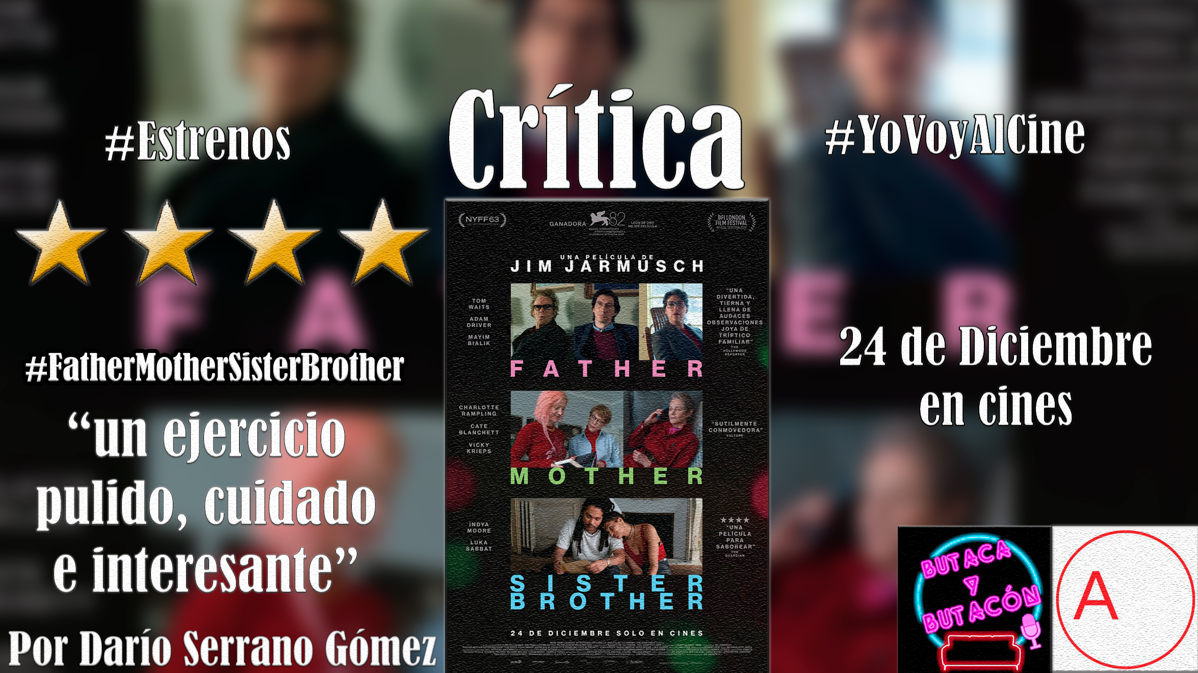 'Father Mother Sister Brother': del tiempo y las relaciones familiares