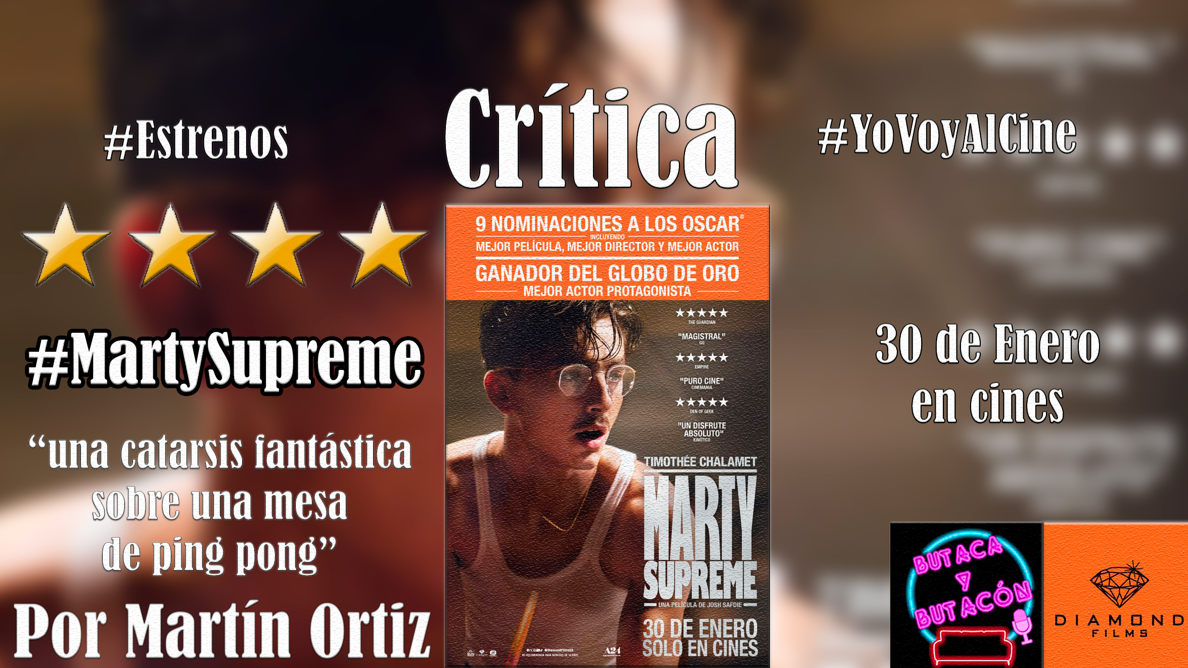 'Marty Supreme': Fatalidad y catarsis sobre una mesa de ping pong