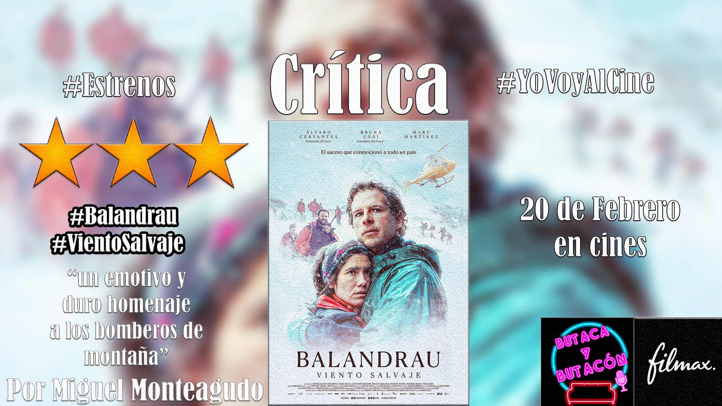 'Balandrau, viento salvaje': Duro homenaje a los bomberos de alta montaña