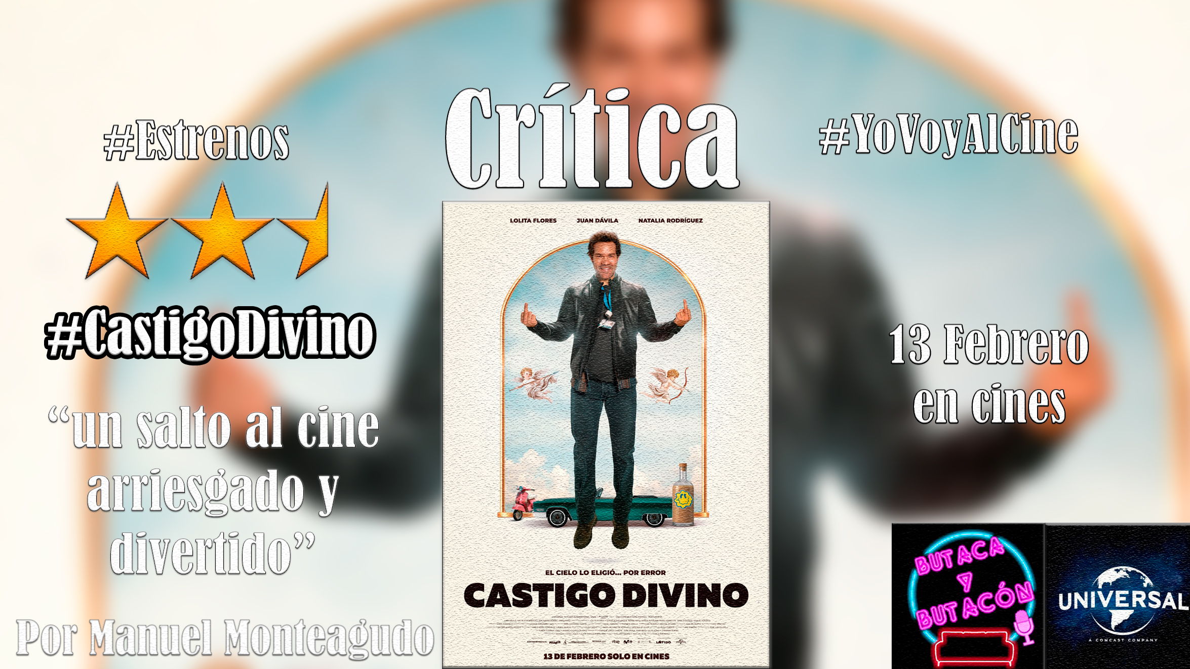 'Castigo Divino' Un salto al cine del humorista Juan Davila tan diferente y arriesgado como irregular