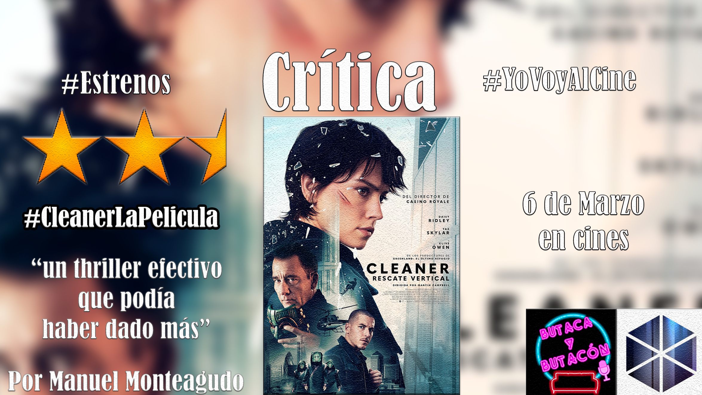 'Cleaner: Rescate vertical' Una cinta que de no ser por su director, se habría estrenado directamente a plataformas