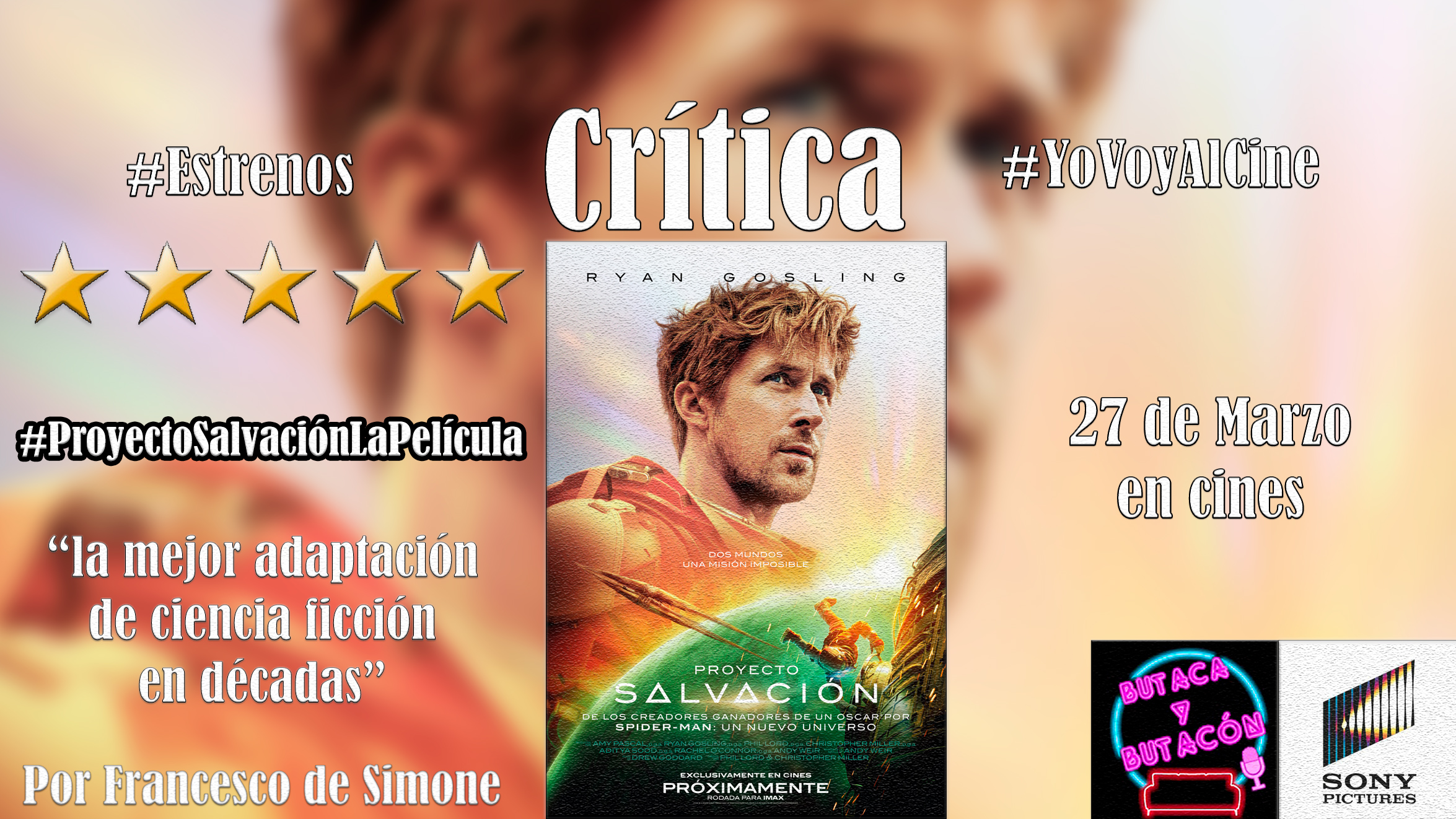 'Proyecto Salvación': La mejor adaptación de ciencia ficción en décadas