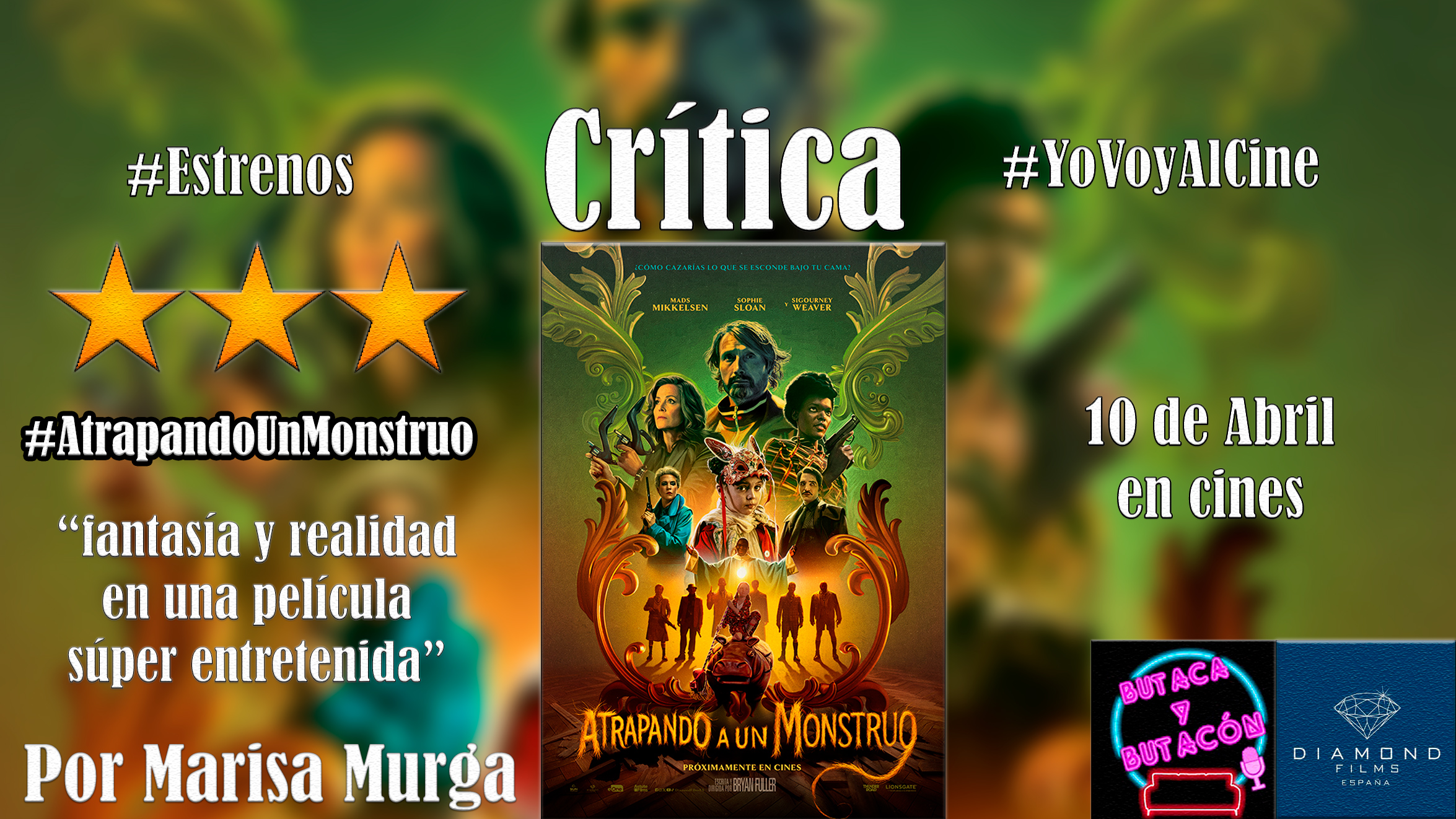 'Atrapando a un Monstruo': una película situada entre la fantasía de una niña y la realidad violenta de los adultos