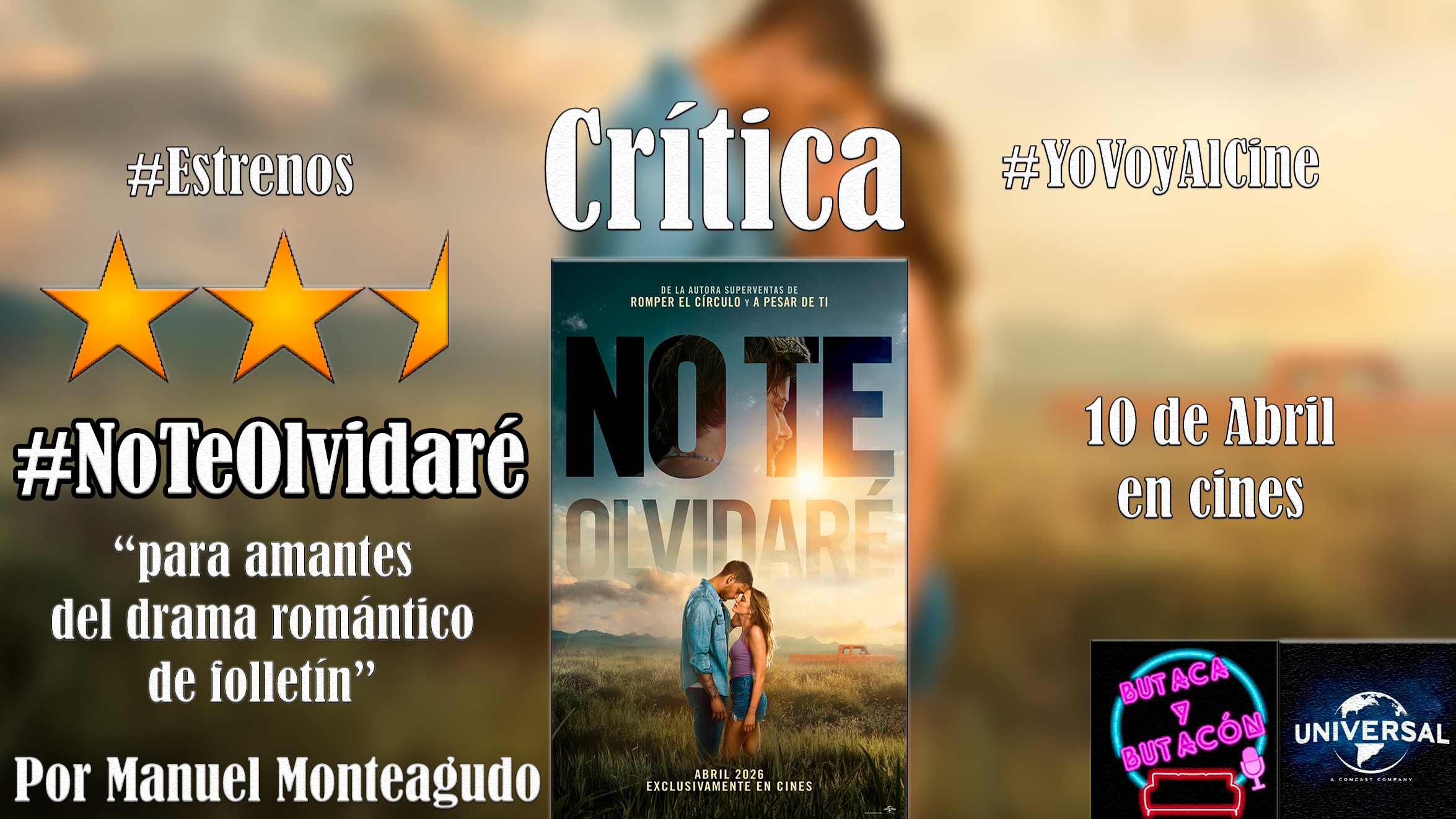 'No te olvidaré': Un drama romántico correcto
