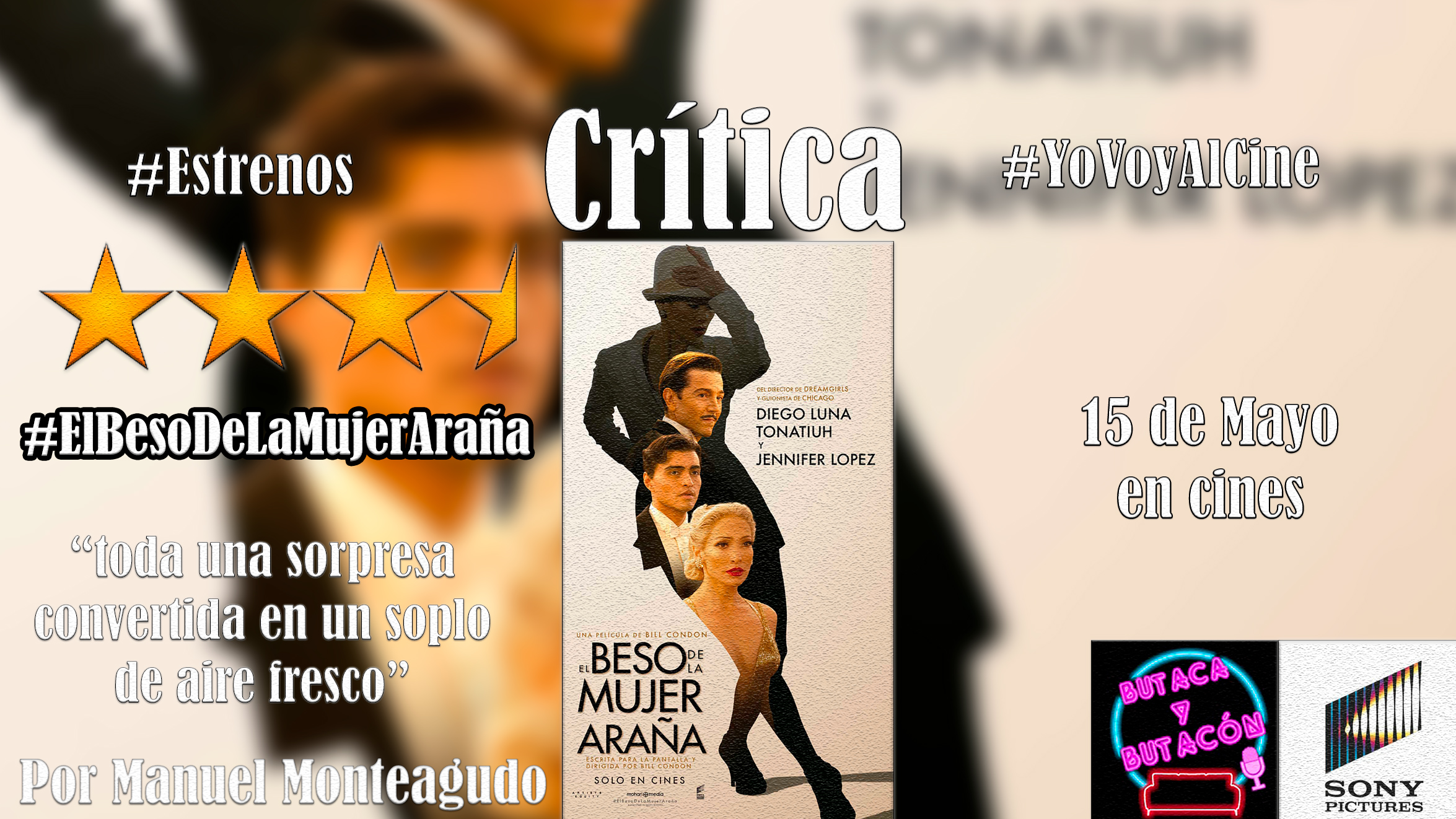 'El beso de la mujer araña': La evasión de la realidad a través del musical clásico de la época dorada