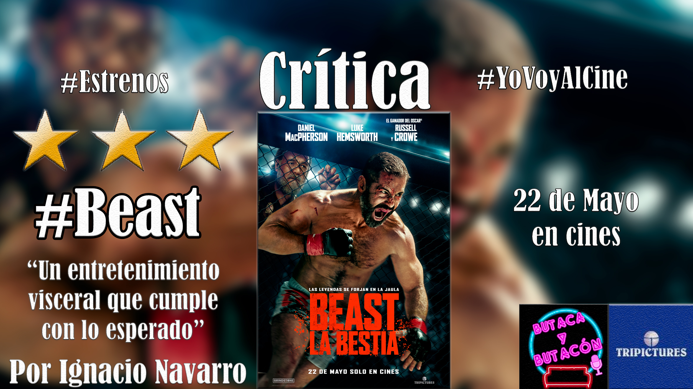 'Beast. La Bestia': una película visceral y de un entretenimiento rotundo