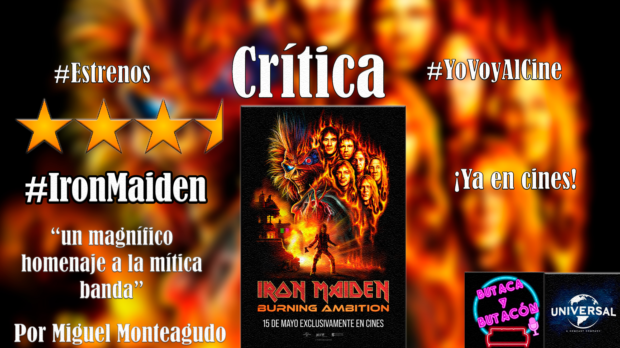 'Iron Maiden. Burning Ambition': Homenaje a la historia del heavy metal