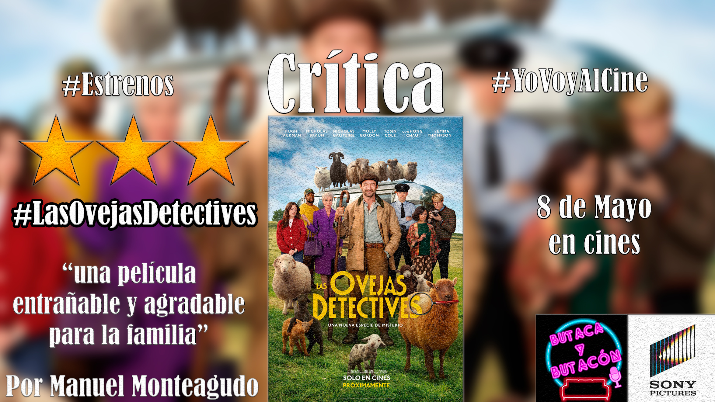 'Las ovejas detectives': Una cinta familiar de lo más agradable