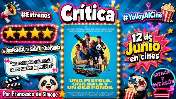 'Una pistola, una bala y un oso panda': Comedia existencial sobre sueños imposibles