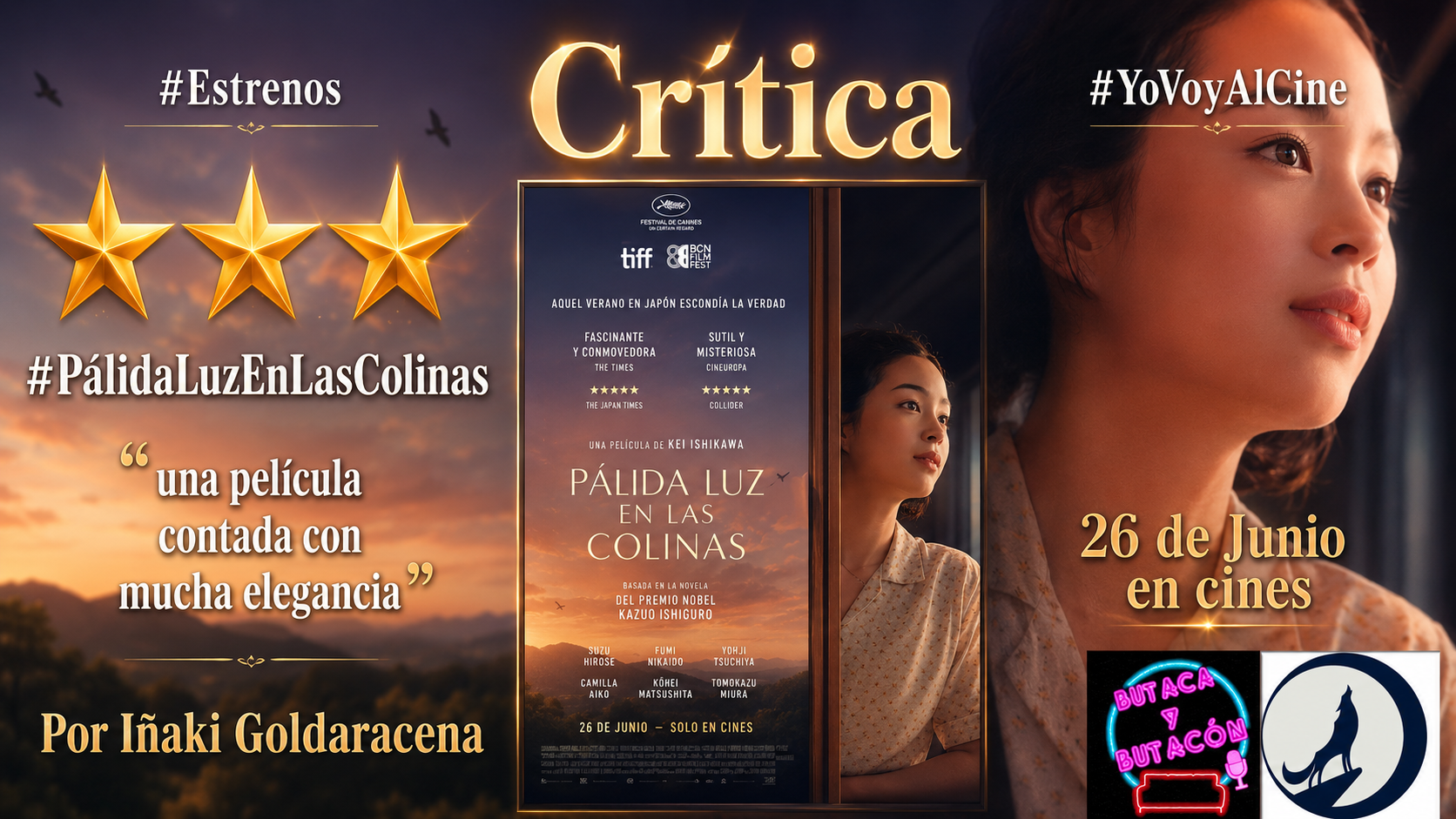 'Pálida luz en las colinas': una narración hermosa y poética